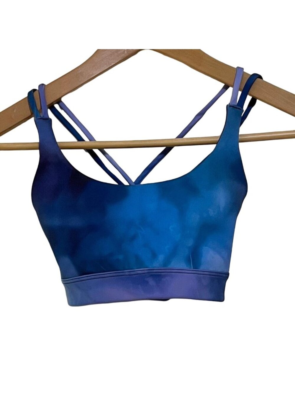 New Eagle Rock WERKSHOP Jellyfish Purple Blue Tie Dye Workout Sports Bra – XS